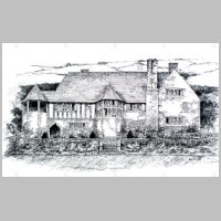 Baillie Scott, house at Guildford, design, illustration from 1909 Studio Magazine, photo on alamy.com,.jpg